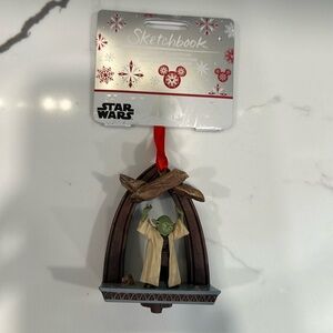 Star Wars 2023 Yoda Sketchbook Ornament. Brand Still in Box